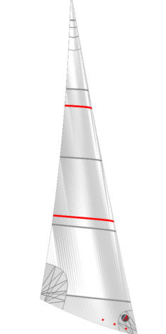 Foc cross-cut gamme croisière Armor Voiles
