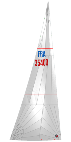 gv sur enrouleur triradial gamme croisière armor voiles