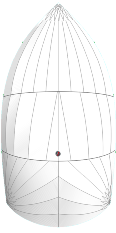 Spi symétrique gamme croisière Armor Voiles