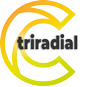 Voile avec une coupe orientée triradial