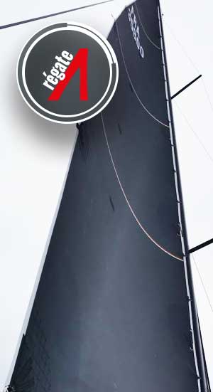 Voile de la gamme régate coupe triradial membrane
